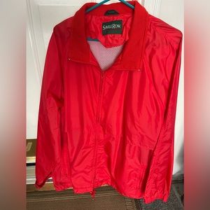 EUC-SAVILE ROW Women’s Summer Rain or Wind Jacket. Zip Closure & Outside Pkts!